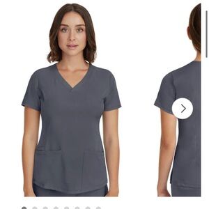 Healing Hands Gray scrubs medium tall